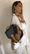 Load image into Gallery viewer, Brent leather suede classic elegant backpack.
