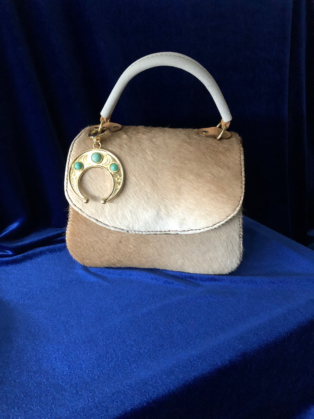 Patrona lady classic cowhide leather bag.