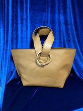 Load image into Gallery viewer, Canoe shape charm classic leather bag.
